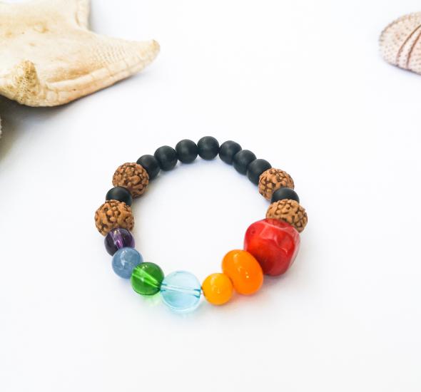 Rudraksha Çakra Bileklik